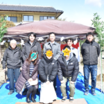 【新築】福島市Y様邸新築工事　地鎮祭　工事の安全を祈願いたしました。【注文住宅】