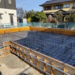 福島市のY様邸の基礎工事は、配筋が完了しました。